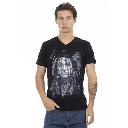 Trussardi Action Black Cotton Men's T-Shirt