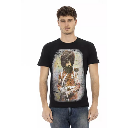Trussardi Action Black Cotton Men's T-Shirt