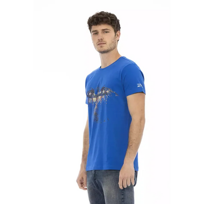 Trussardi Action Blue Cotton Men's T-Shirt