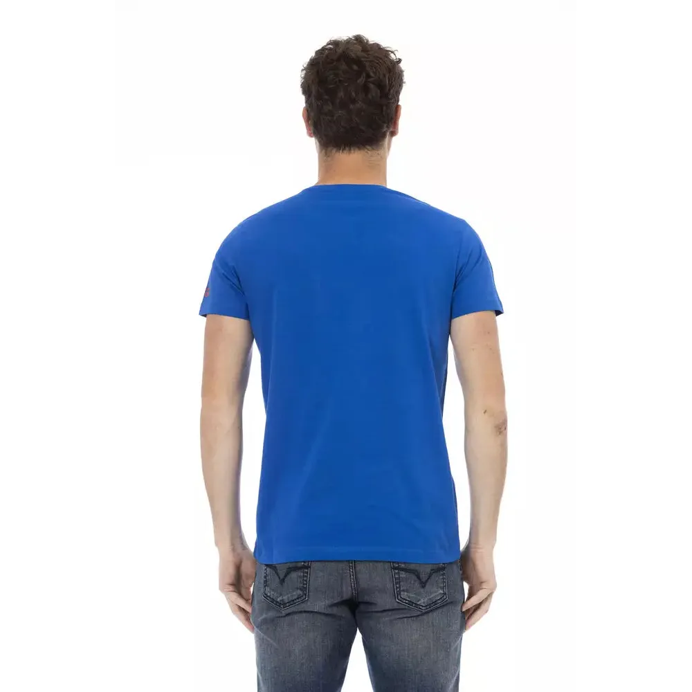 Trussardi Action Blue Cotton Men's T-Shirt