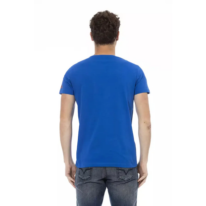Trussardi Action Blue Cotton Men's T-Shirt