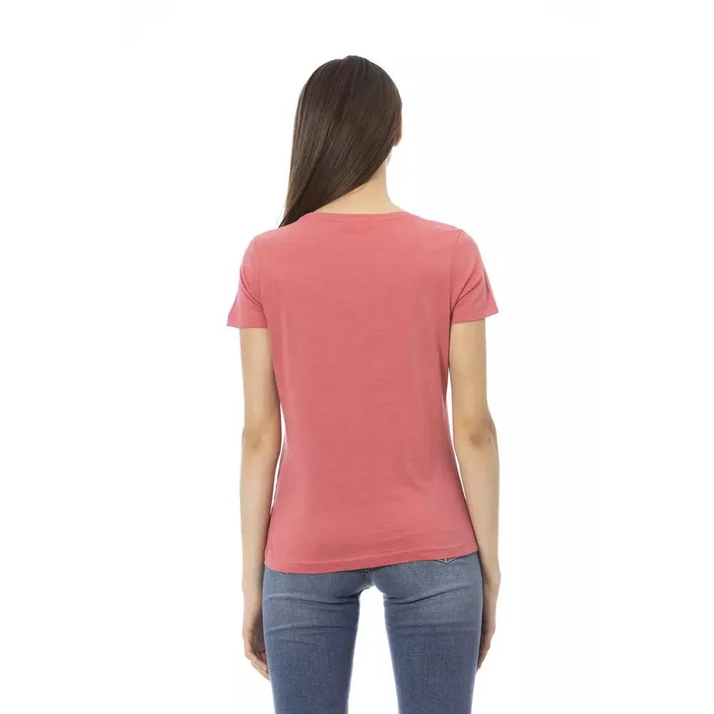 Trussardi Action Fuchsia Cotton Tops & T-Shirt