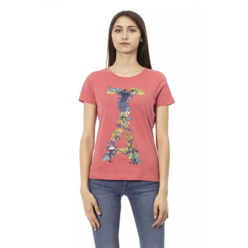 Trussardi Action Fuchsia Cotton Tops & T-Shirt