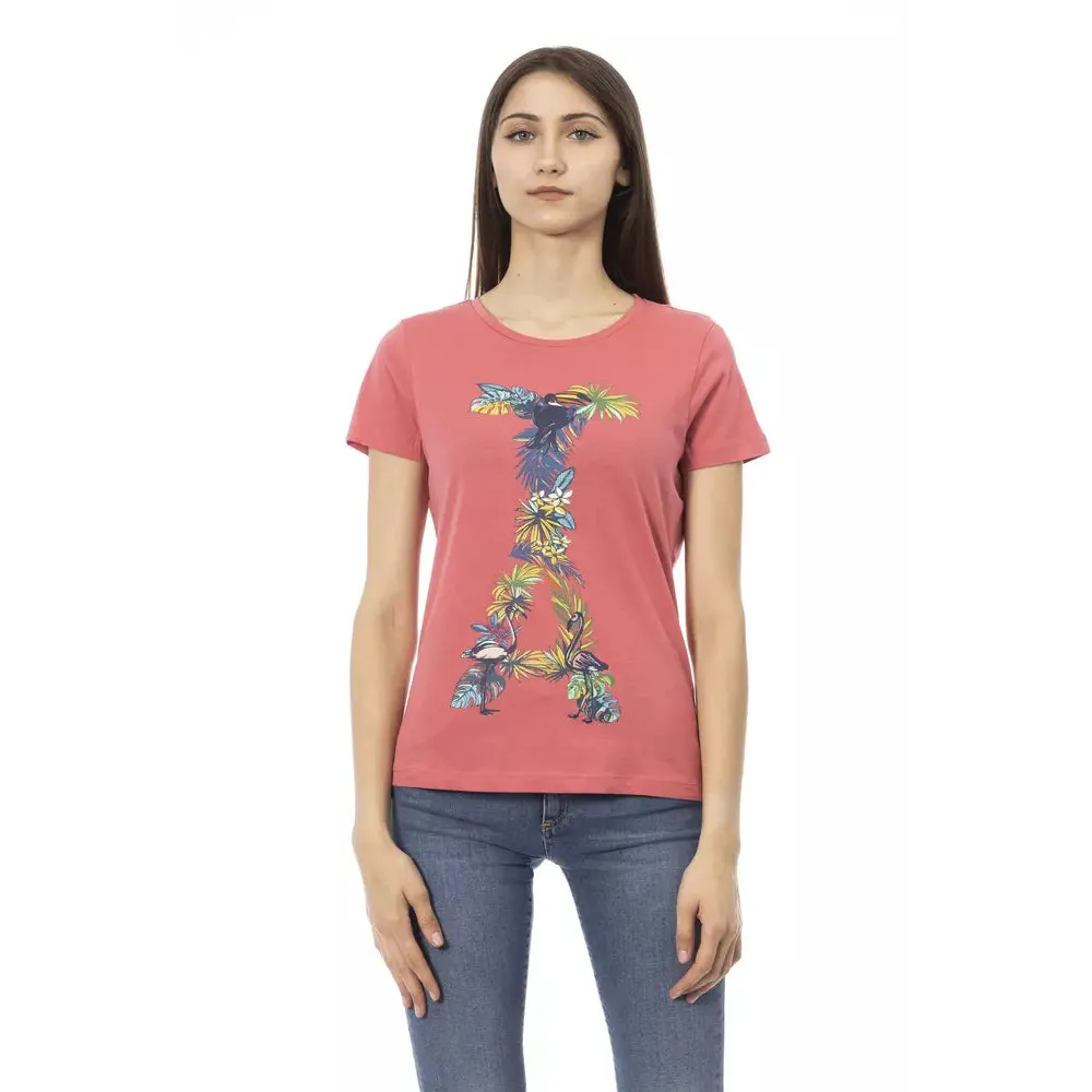 Trussardi Action Fuchsia Cotton Tops & T-Shirt