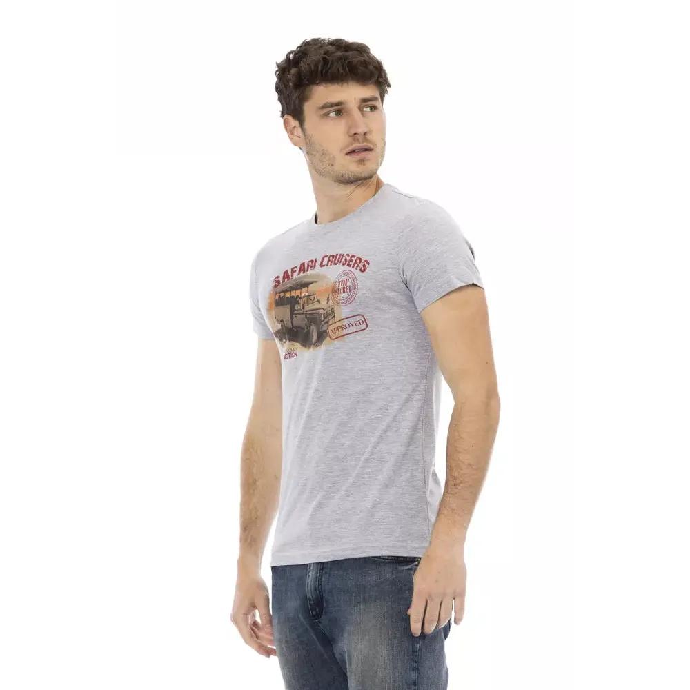 Trussardi Action Gray Cotton Men's T-Shirt