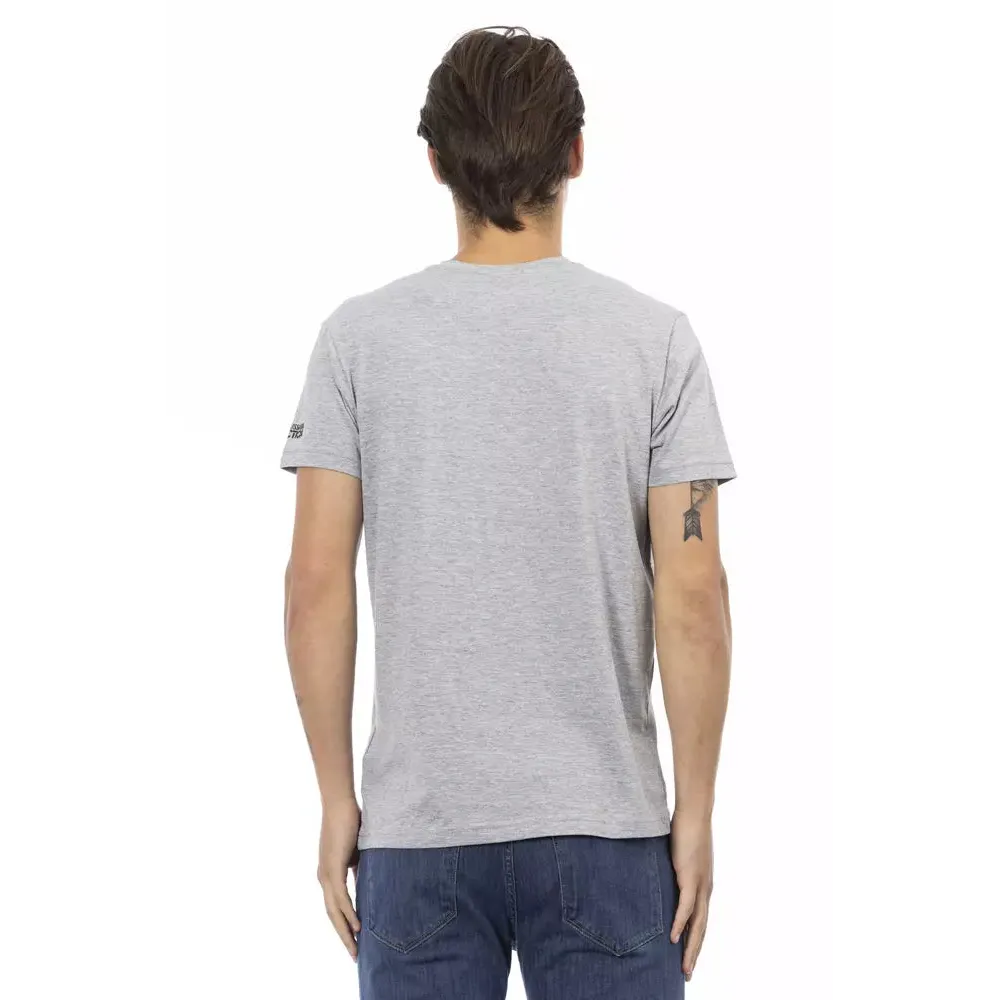 Trussardi Action Gray Cotton Men's T-Shirt