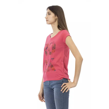 Trussardi Action Multicolor Cotton Women T-Shirt