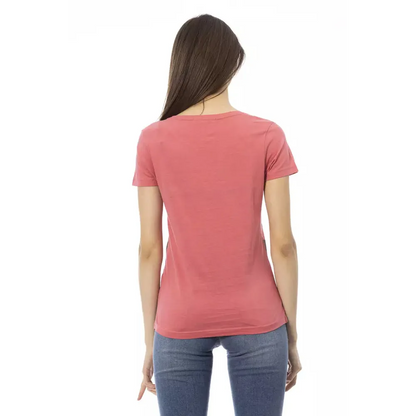 Trussardi Action Multicolor Cotton Women T-Shirt