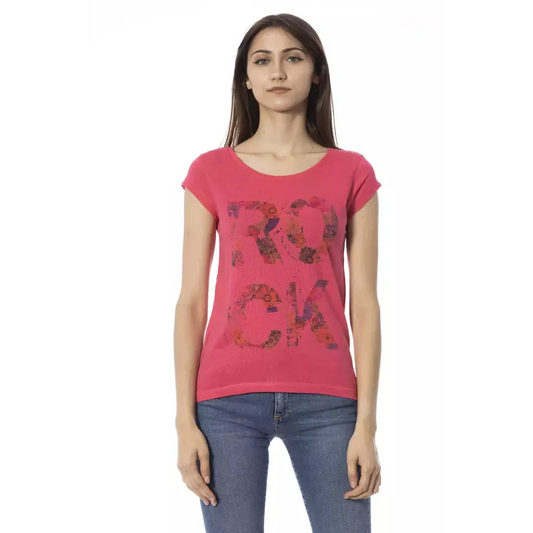 Trussardi Action Multicolor Cotton Women T-Shirt