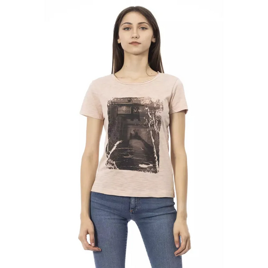 Trussardi Action Multicolor Cotton Women T-Shirt