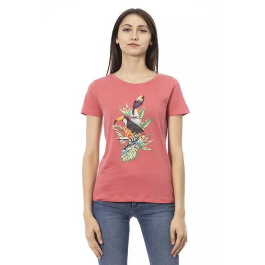 Trussardi Action Multicolor Cotton Women T-Shirt
