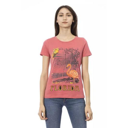 Trussardi Action Multicolor Cotton Women T-Shirt