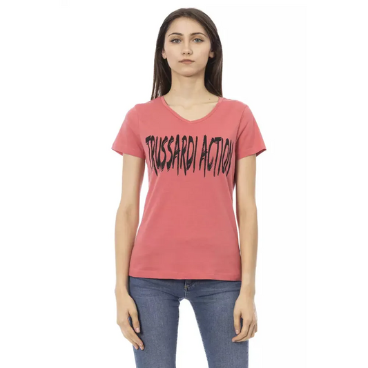 Trussardi Action Multicolor Cotton Women Top