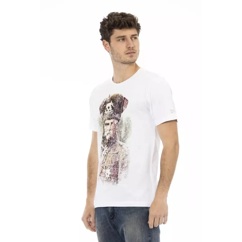 Trussardi Action White Cotton Men's T-Shirt