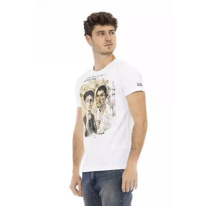 Trussardi Action White Cotton Men's T-Shirt