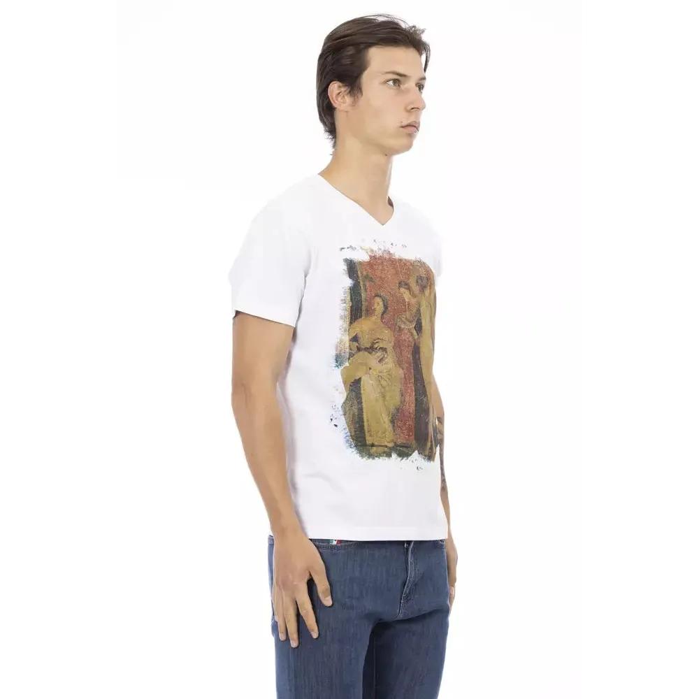 Trussardi Action White Cotton Men's T-Shirt