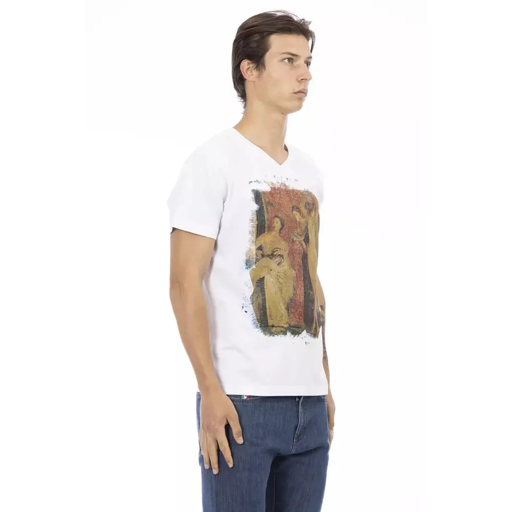 Trussardi Action White Cotton Men's T-Shirt