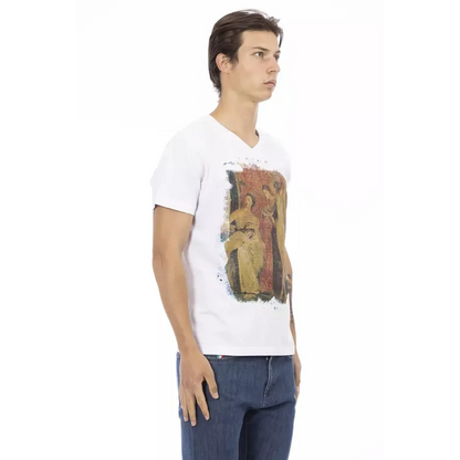 Trussardi Action White Cotton Men's T-Shirt