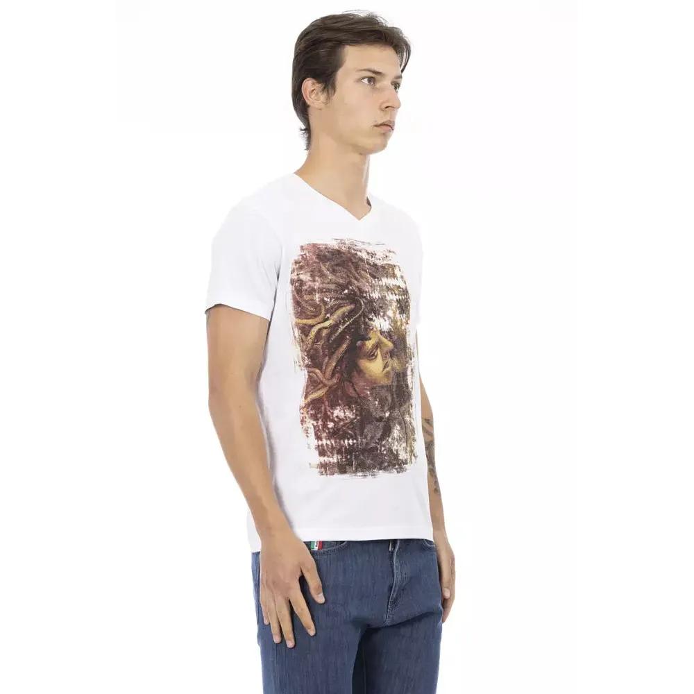 Trussardi Action White Cotton Men's T-Shirt