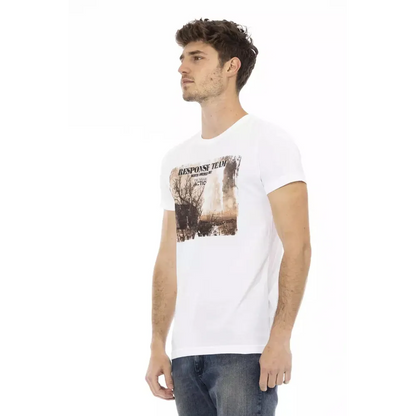 Trussardi Action White Cotton Men's T-Shirt