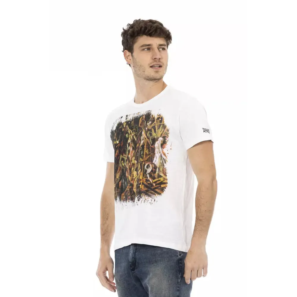 Trussardi Action White Cotton Men's T-Shirt