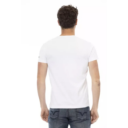 Trussardi Action White Cotton Men's T-Shirt