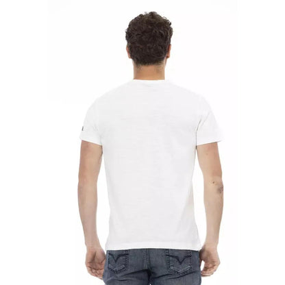 Trussardi Action White Cotton Men's T-Shirt
