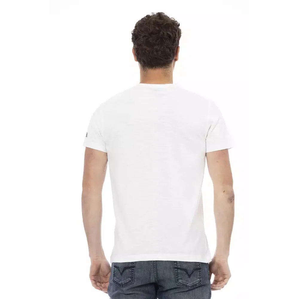 Trussardi Action White Cotton Men's T-Shirt