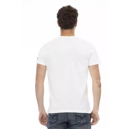 Trussardi Action White Cotton Men's T-Shirt
