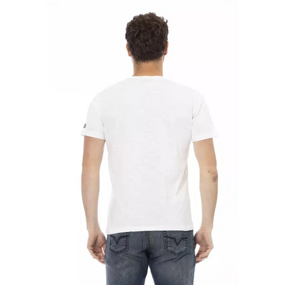 Trussardi Action White Cotton Men's T-Shirt