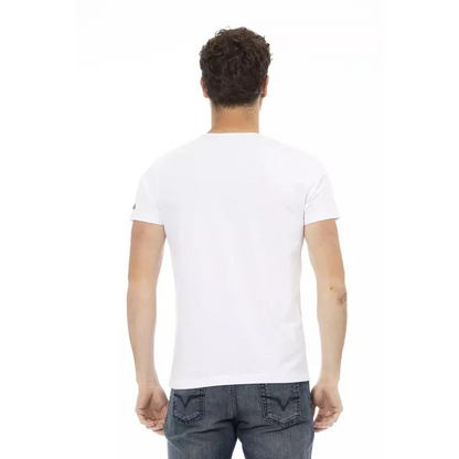 Trussardi Action White Cotton Men's T-Shirt