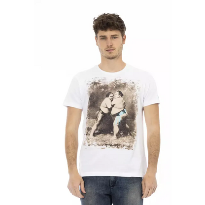 Trussardi Action White Cotton Men's T-Shirt
