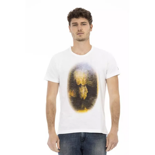 Trussardi Action White Cotton Men's T-Shirt