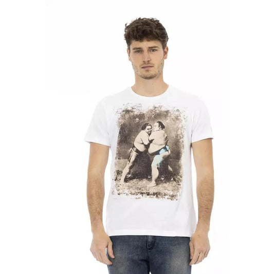 Trussardi Action White Cotton Men's T-Shirt