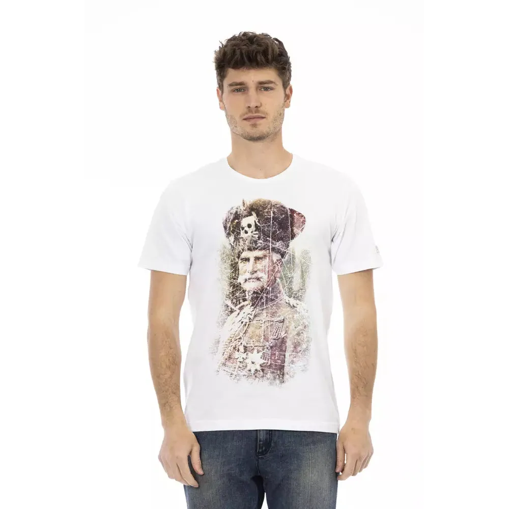 Trussardi Action White Cotton Men's T-Shirt