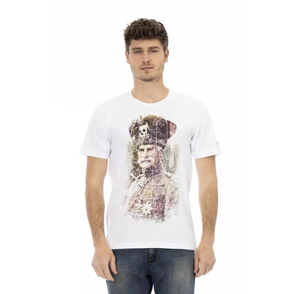 Trussardi Action White Cotton Men's T-Shirt