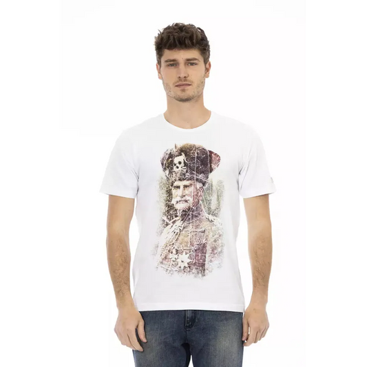 Trussardi Action White Cotton Men's T-Shirt
