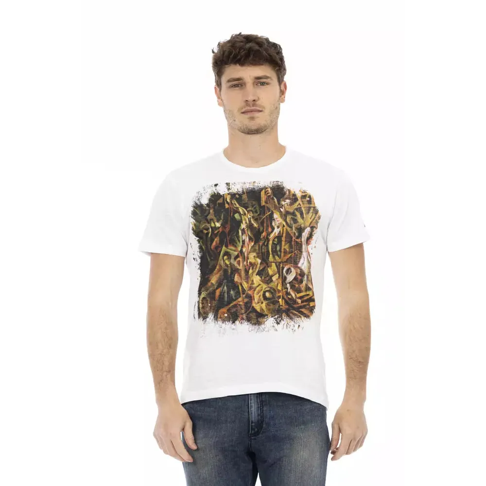 Trussardi Action White Cotton Men's T-Shirt