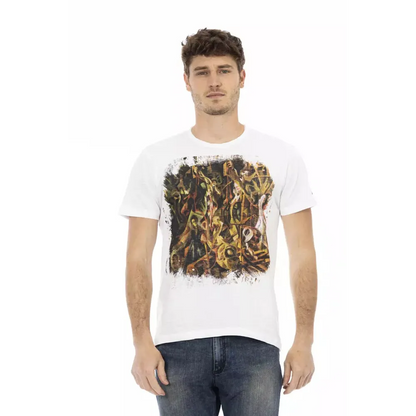 Trussardi Action White Cotton Men's T-Shirt