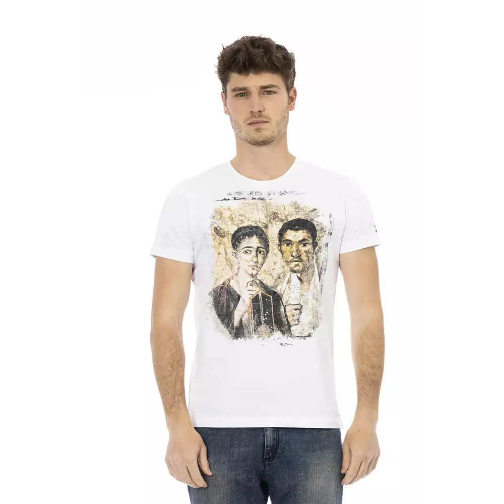 Trussardi Action White Cotton Men's T-Shirt