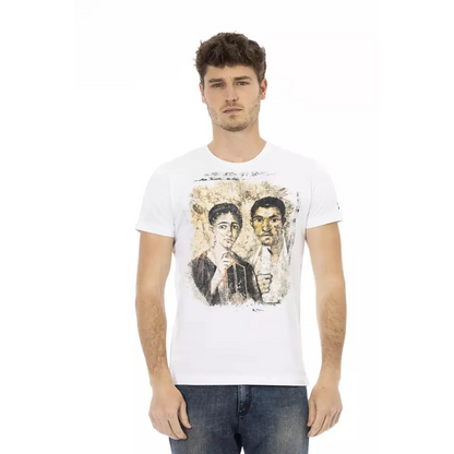 Trussardi Action White Cotton Men's T-Shirt