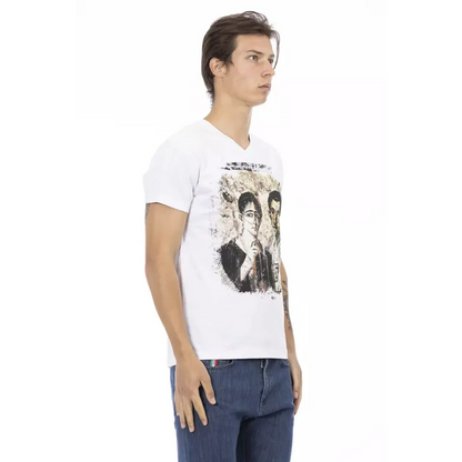 Trussardi Action White Cotton T-Shirt