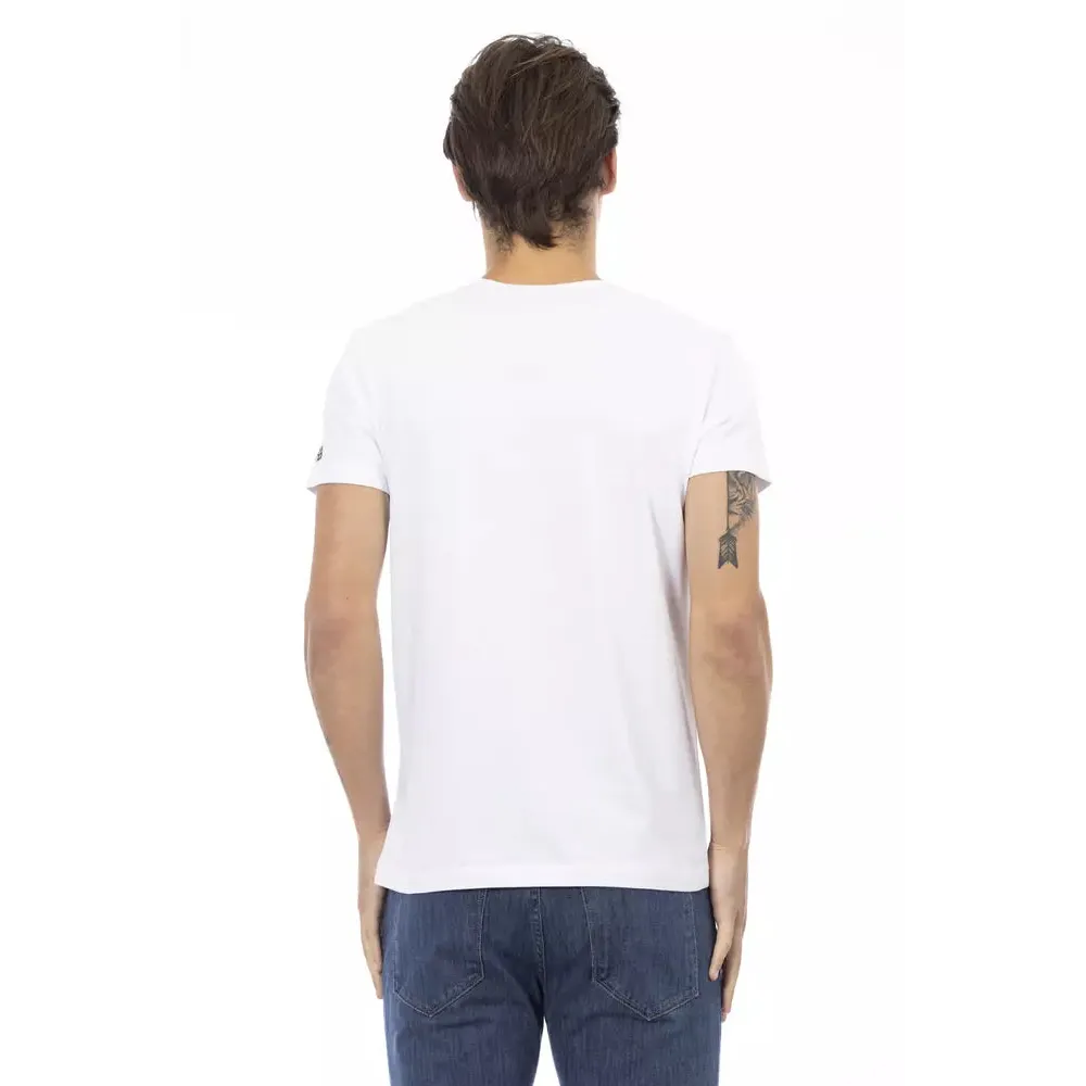 Trussardi Action White Cotton T-Shirt