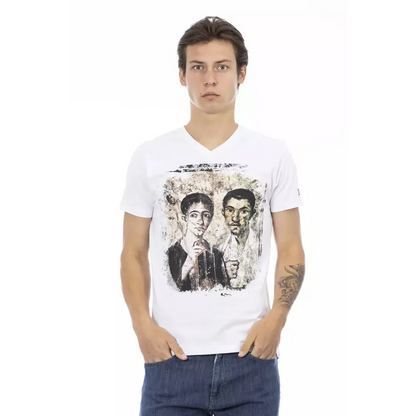 Trussardi Action White Cotton T-Shirt