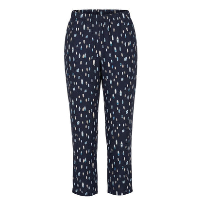 Trussardi Blue Cotton Women Pants