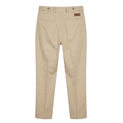 Trussardi Jeans Beige Cotton Mens Pants