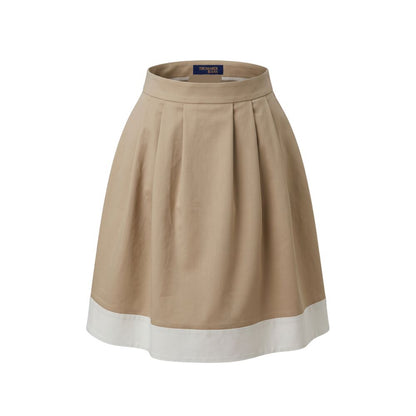 Trussardi Jeans Beige Cotton Women Skirt