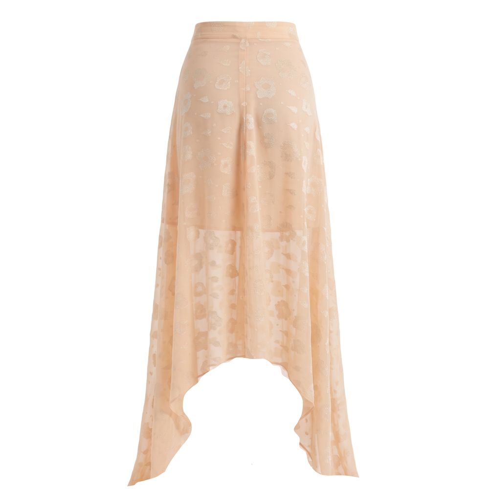 Trussardi Jeans Beige Polyester Womens Skirt