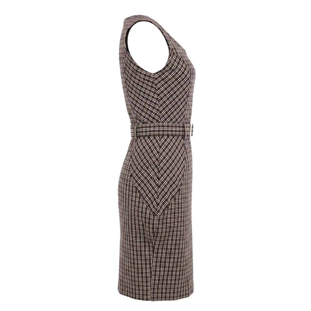 Trussardi Jeans Black Cotton Women Dress