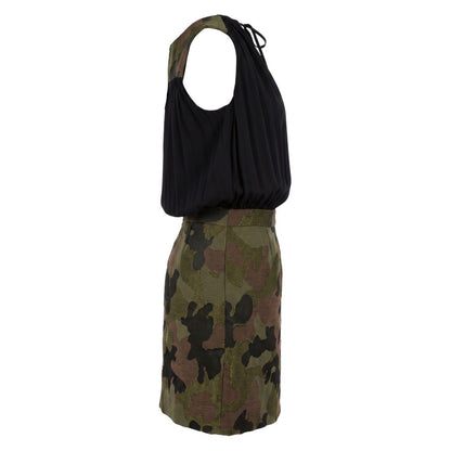 Trussardi Jeans Black Cotton Women's Dress